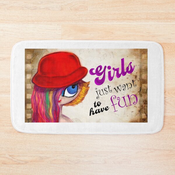 Item preview, Girls just want to have fun - Cyndi Lauper designed and sold by Alê Diaz Design Studio.