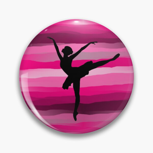 Item preview, Pattern - Pink Strokes with Ballerina designed and sold by ZepoPublishing.