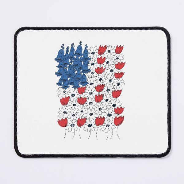 Item preview, Fourth of July Foxglove Daisy Tulip, No Words Subtle F Trump Americana designed and sold by To101ARt.