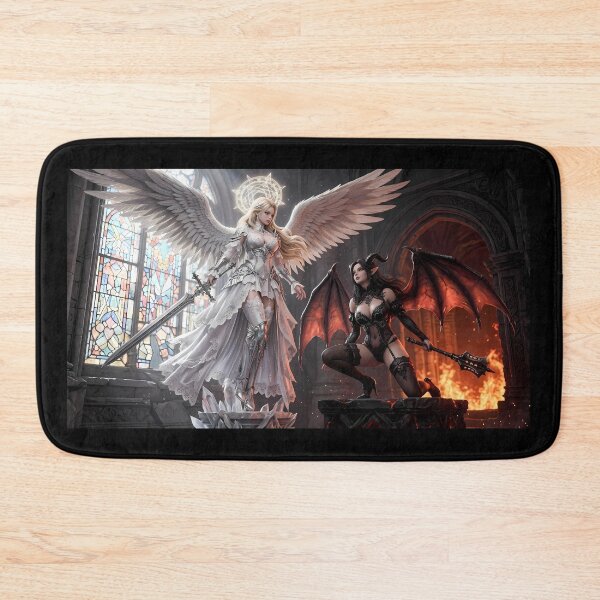 Item preview, Duel of Angel and Demon Knights designed and sold by GalleryBrisArt.