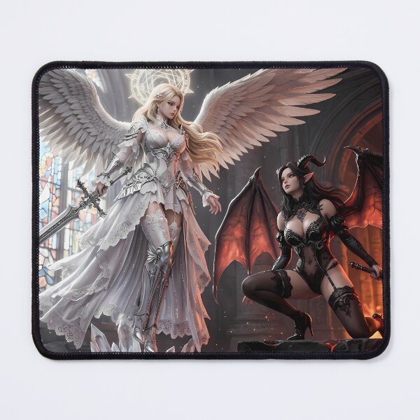 Item preview, Duel of Angel and Demon Knights designed and sold by GalleryBrisArt.