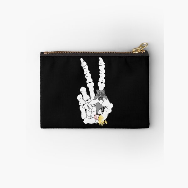 Item preview, Skeleton Peace Sign Raccoon designed and sold by DevinCoonsMerch.