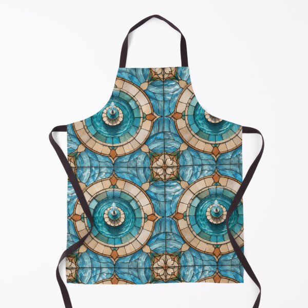 Item preview, Courtyard Fountain Stained Glass Pattern designed and sold by Dresut.