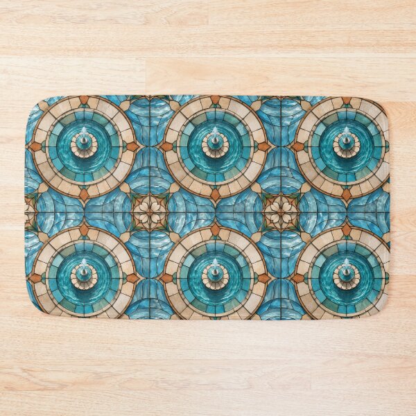 Item preview, Courtyard Fountain Stained Glass Pattern designed and sold by Dresut.