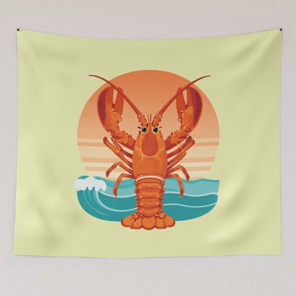 Item preview, Florida Keys Spiny Lobster Sunset designed and sold by piketo.