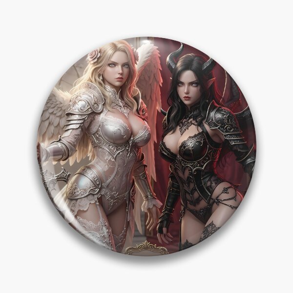 Item preview, Duel of Angel and Demon Knights designed and sold by GalleryBrisArt.