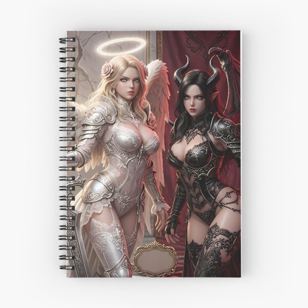 Item preview, Duel of Angel and Demon Knights designed and sold by GalleryBrisArt.