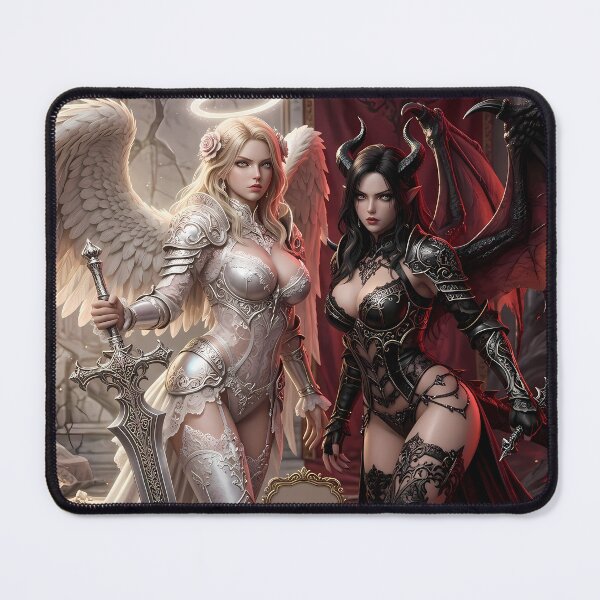 Item preview, Duel of Angel and Demon Knights designed and sold by GalleryBrisArt.
