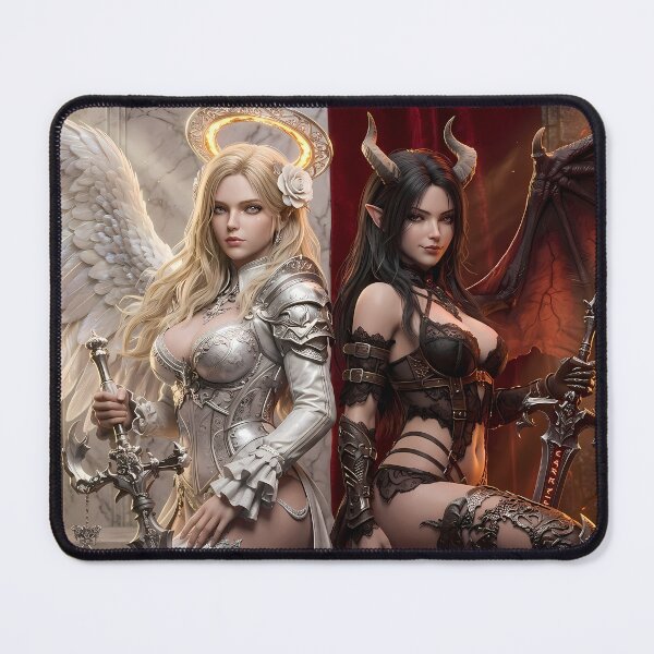Item preview, Duel of Angel and Demon Knights designed and sold by GalleryBrisArt.