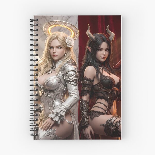 Item preview, Duel of Angel and Demon Knights designed and sold by GalleryBrisArt.