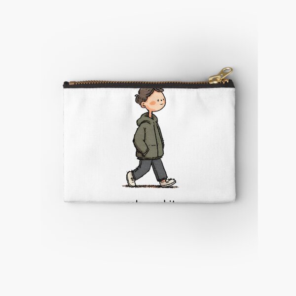 Item preview, Relax a bit Inspirational Illustration with Walking Character and Mindful Lifestyle Quote designed and sold by JaiSoftStudio.