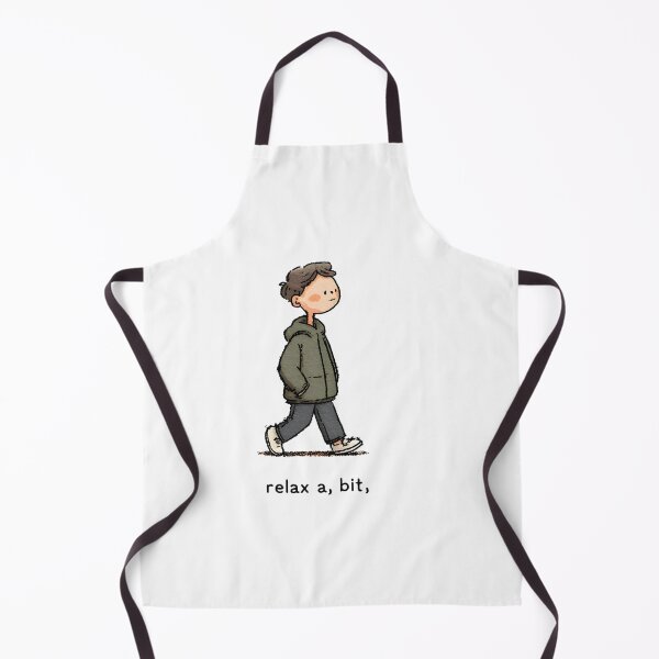Item preview, Relax a bit Inspirational Illustration with Walking Character and Mindful Lifestyle Quote designed and sold by JaiSoftStudio.