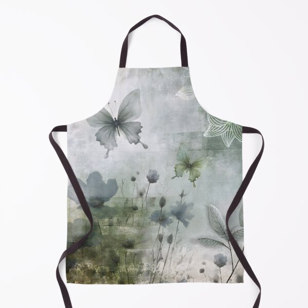 Item preview, Vintage Abstract Butterflies Flowers Design 401 designed and sold by artbylucie.