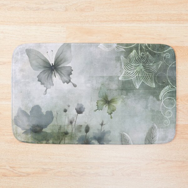 Item preview, Vintage Abstract Butterflies Flowers Design 401 designed and sold by artbylucie.