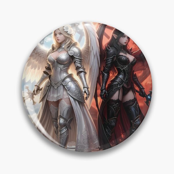 Item preview, Duel of Angel and Demon Knights designed and sold by GalleryBrisArt.
