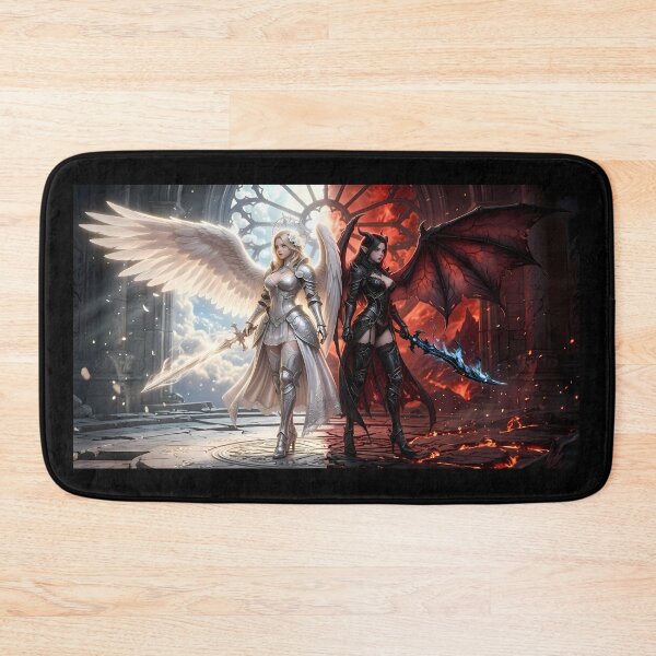 Item preview, Duel of Angel and Demon Knights designed and sold by GalleryBrisArt.