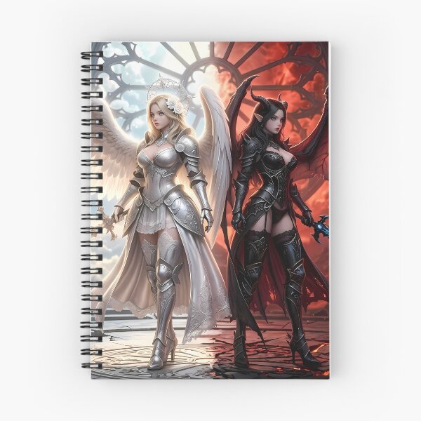 Item preview, Duel of Angel and Demon Knights designed and sold by GalleryBrisArt.