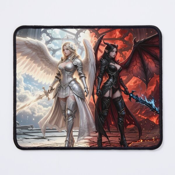 Item preview, Duel of Angel and Demon Knights designed and sold by GalleryBrisArt.