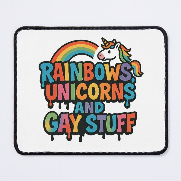 Item preview, Rainbows Unicorns and Gay Stuff Cute Queer Pride LGBTQ Unicorn designed and sold by Haus Of Sin.