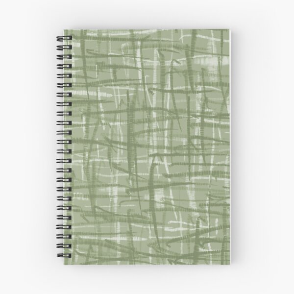 Item preview, Mid Century Modern Woven Hatch Abstract Linework Pattern in Mossy Sage Olive Green designed and sold by kierkegaard.