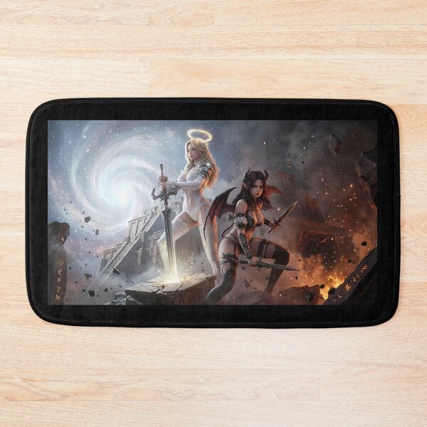 Item preview, Duel of Angel and Demon Knights designed and sold by GalleryBrisArt.