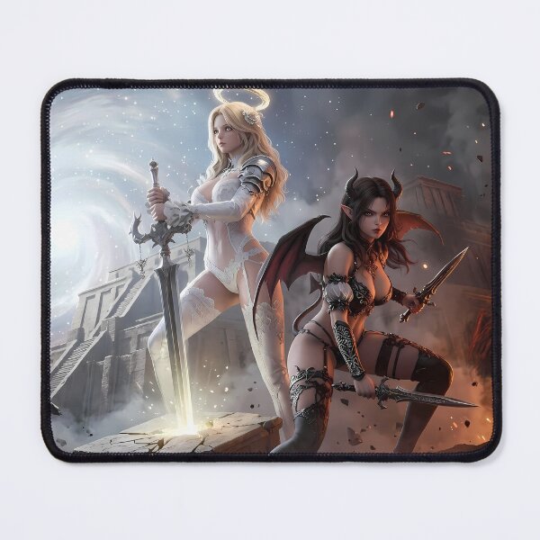 Item preview, Duel of Angel and Demon Knights designed and sold by GalleryBrisArt.