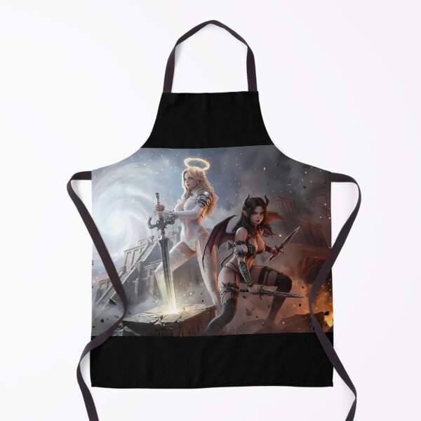 Item preview, Duel of Angel and Demon Knights designed and sold by GalleryBrisArt.