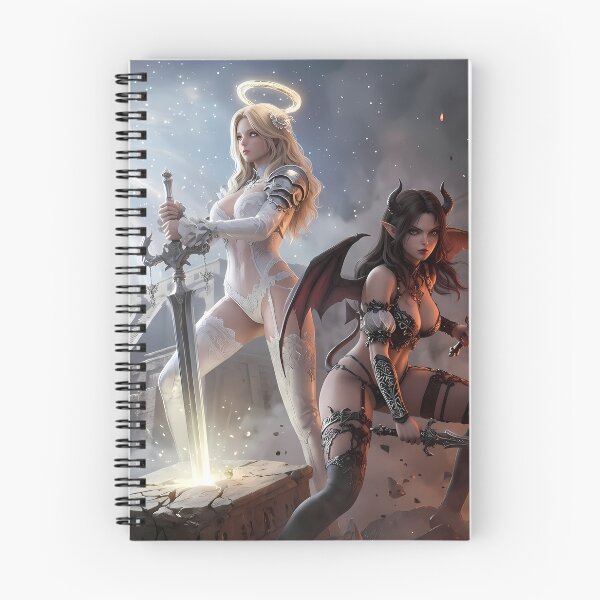 Item preview, Duel of Angel and Demon Knights designed and sold by GalleryBrisArt.