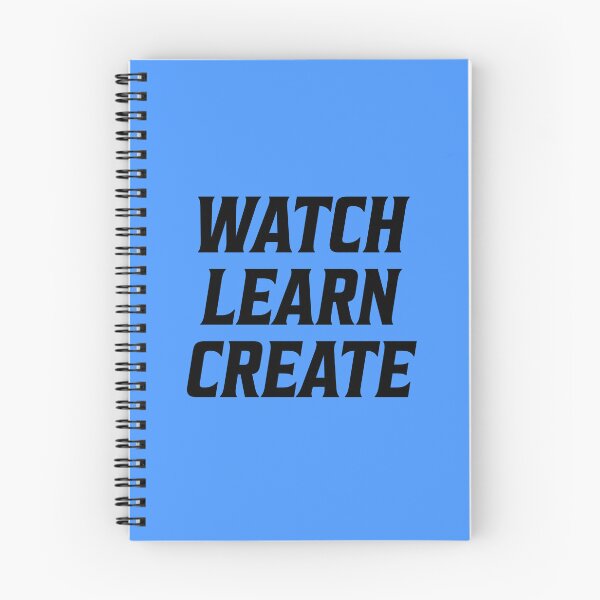 Item preview, Watch Learn Create Black Logo designed and sold by DevinCoonsMerch.