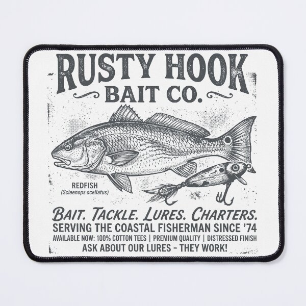 Item preview, Vintage Redfish Bait Company Poster designed and sold by castillomiami.