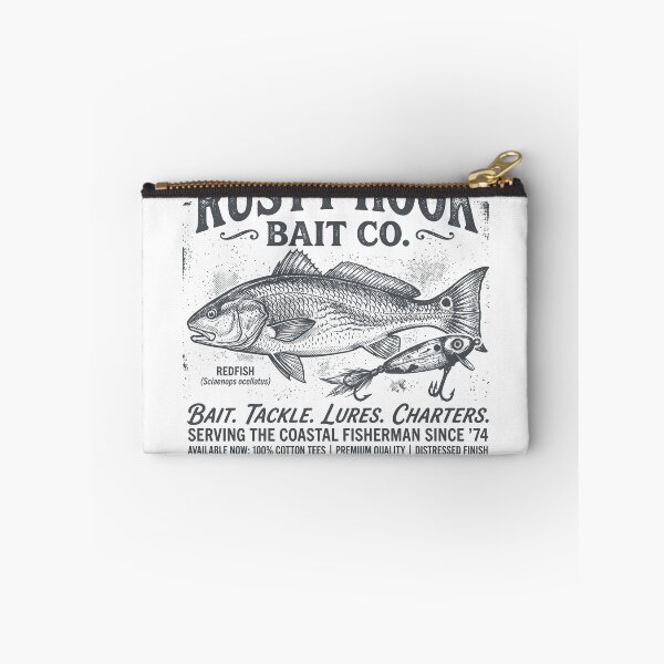 Item preview, Vintage Redfish Bait Company Poster designed and sold by castillomiami.