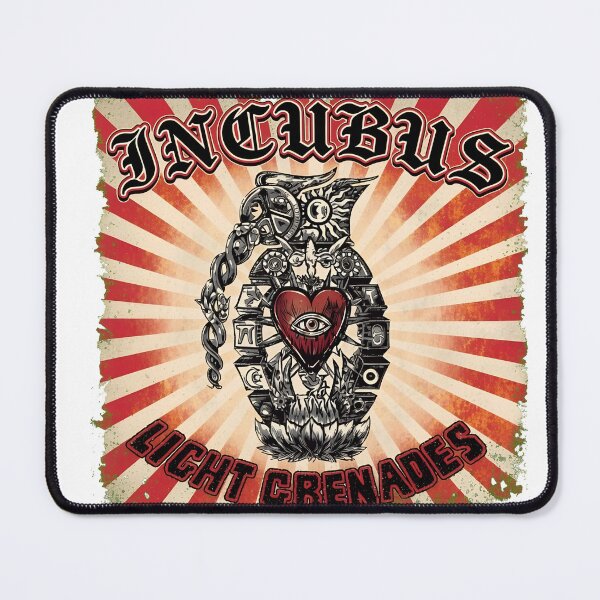 Item preview, Rock Band Grenade Sunburst Retro Emblem designed and sold by myfiOriginals.