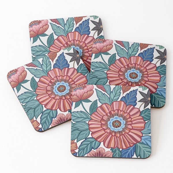 Item preview, Folk Floral Tapestry Bloom designed and sold by PixorStudio.