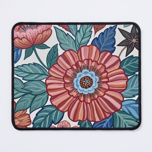 Item preview, Folk Floral Tapestry Bloom designed and sold by PixorStudio.