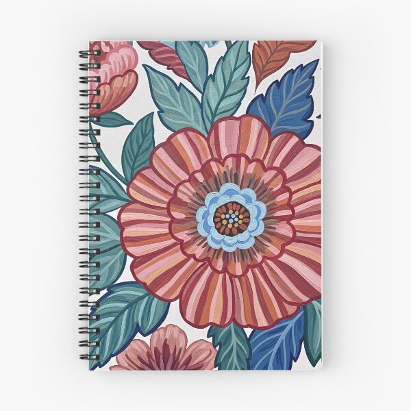 Item preview, Folk Floral Tapestry Bloom designed and sold by PixorStudio.