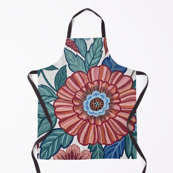 Item preview, Folk Floral Tapestry Bloom designed and sold by PixorStudio.