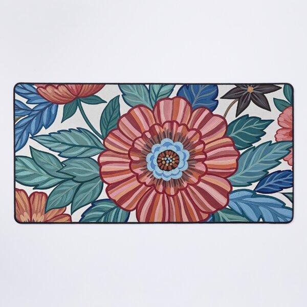 Item preview, Folk Floral Tapestry Bloom designed and sold by PixorStudio.