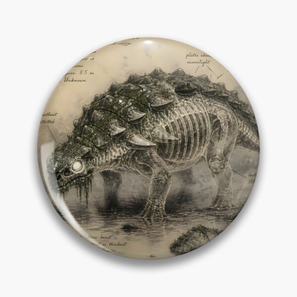 Item preview, Ankylosaurus Specter — Gothic Creature Field Journal designed and sold by PreeCha Art & Co..