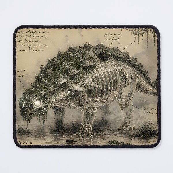 Item preview, Ankylosaurus Specter — Gothic Creature Field Journal designed and sold by PreeCha Art & Co..