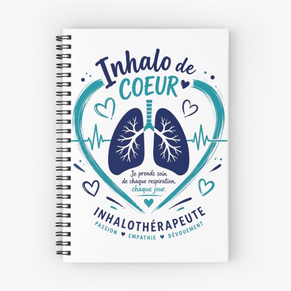 Item preview, Inhalo de Cœur – Gift for a Passionate Respiratory Therapist designed and sold by CollectionsJEm.