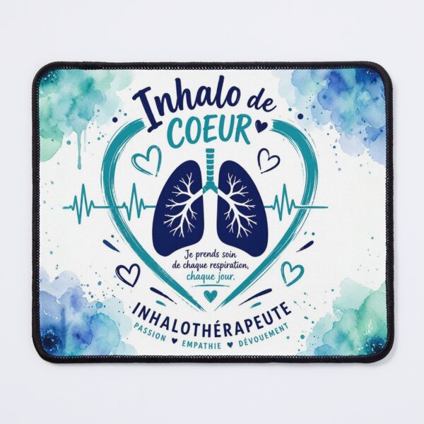 Item preview, Inhalo de Cœur – Gift for a Passionate Respiratory Therapist designed and sold by CollectionsJEm.