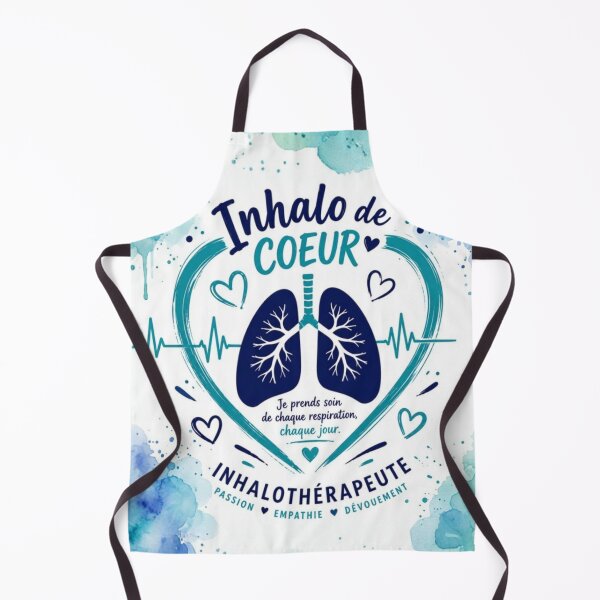 Item preview, Inhalo de Cœur – Gift for a Passionate Respiratory Therapist designed and sold by CollectionsJEm.