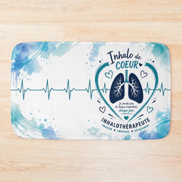 Item preview, Inhalo de Cœur – Gift for a Passionate Respiratory Therapist designed and sold by CollectionsJEm.