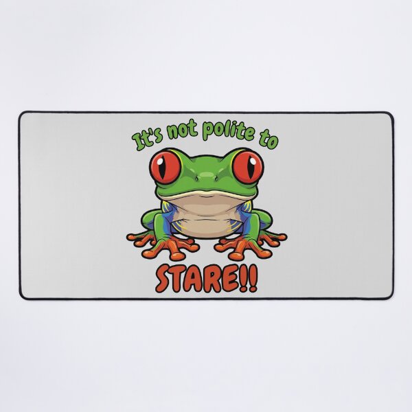 Item preview, Red Eyed Tree Frog - It's Not Polite To Stare designed and sold by Marlette LLC.