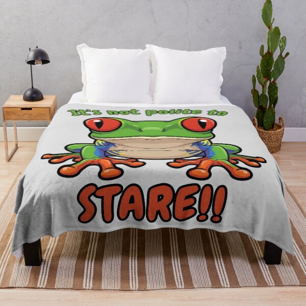 Item preview, Red Eyed Tree Frog - It's Not Polite To Stare designed and sold by Marlette LLC.