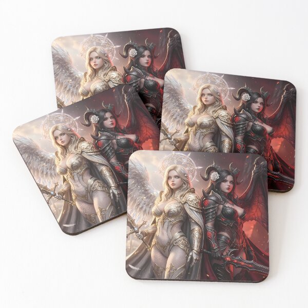 Item preview, Duel of Angel and Demon Knights designed and sold by GalleryBrisArt.