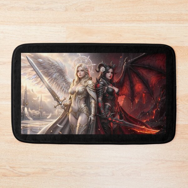 Item preview, Duel of Angel and Demon Knights designed and sold by GalleryBrisArt.