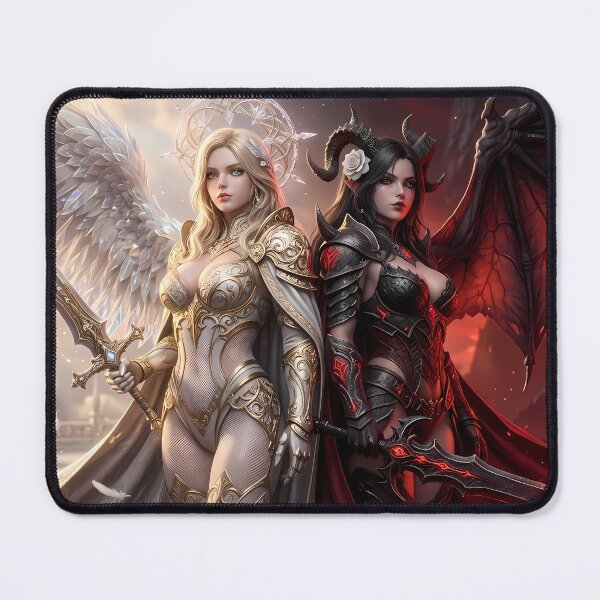 Item preview, Duel of Angel and Demon Knights designed and sold by GalleryBrisArt.