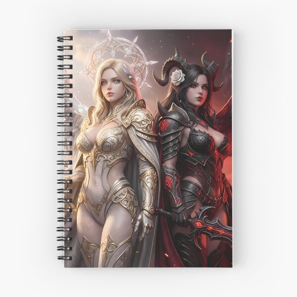 Item preview, Duel of Angel and Demon Knights designed and sold by GalleryBrisArt.