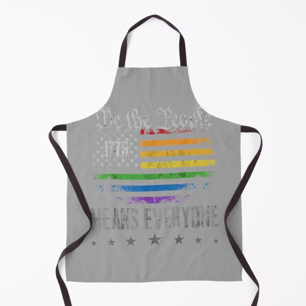 Item preview, We The People Means Everyone LGBTQ Support Gay Pride Ally designed and sold by GreggRoss.